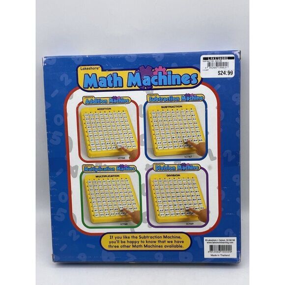 Lakeshore Subtraction Machine Math Learning Toy Homeschooling Tool - Picture 2 of 2